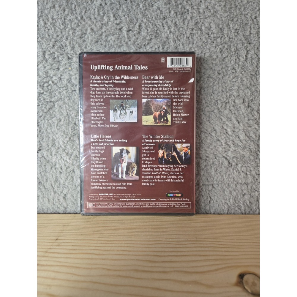 Family Animal Adventures 4-Film DVD Set NEW Sealed Kayla Bear with Me - Picture 2 of 2